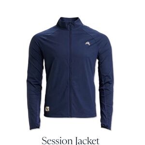 Tracksmith Session Jacket | Blue | Mens Small